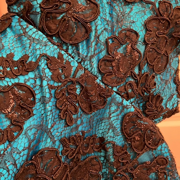 Vintage fabric of Valentino Holiday dress custom Boston / Dallas “Milo” silk - Picture 4 of 7